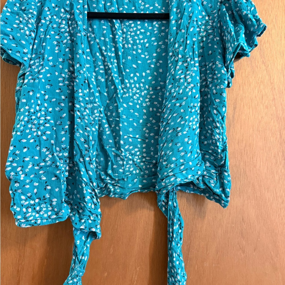 Billabong Blue Patterned Women's Top